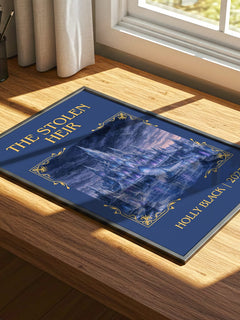 The Stolen Heir Classic Book Art Print by Holly Black – print on a sunlit desk