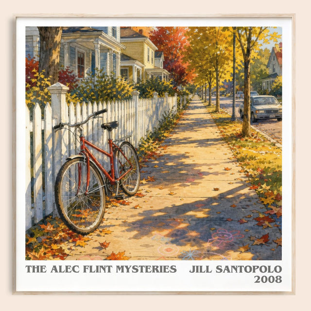 The Alec Flint Mysteries Literary Art Print by Jill Santopolo