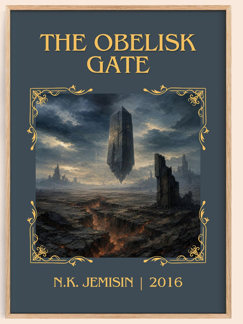 The Obelisk Gate Classic Book Art Print by N.K. Jemisin – book poster