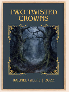 Two Twisted Crowns Classic Book Art Print by Rachel Gillig – book poster