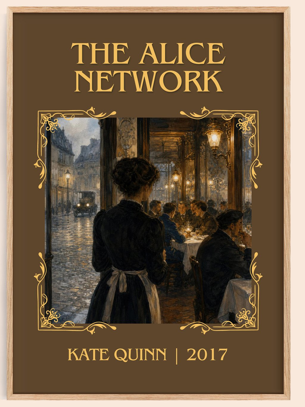 The Alice Network Classic Book Art Print by Kate Quinn – book poster