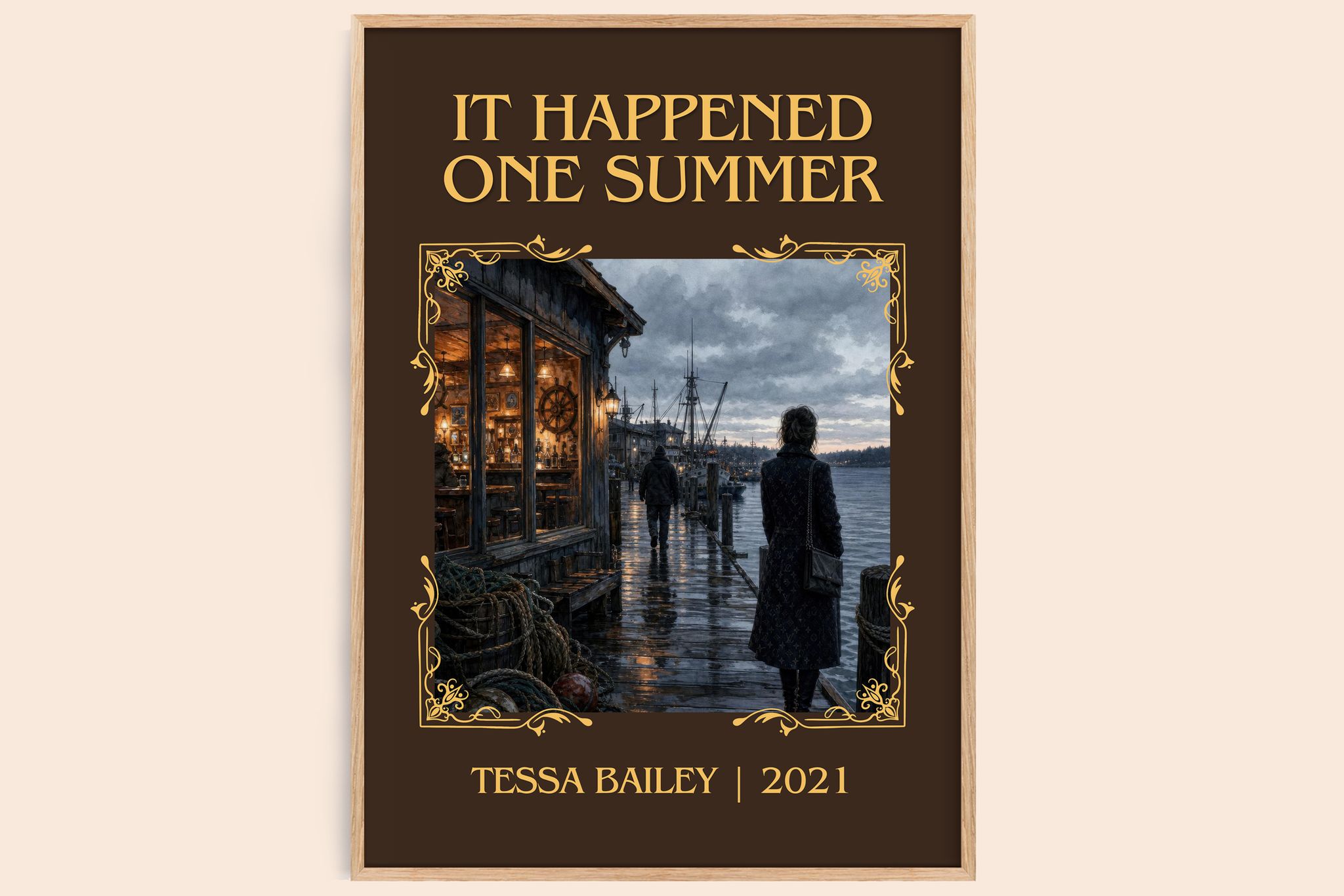 It Happened One Summer Classic Book Art Print by Tessa Bailey