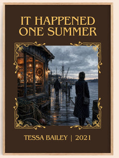 It Happened One Summer Classic Book Art Print by Tessa Bailey – book poster