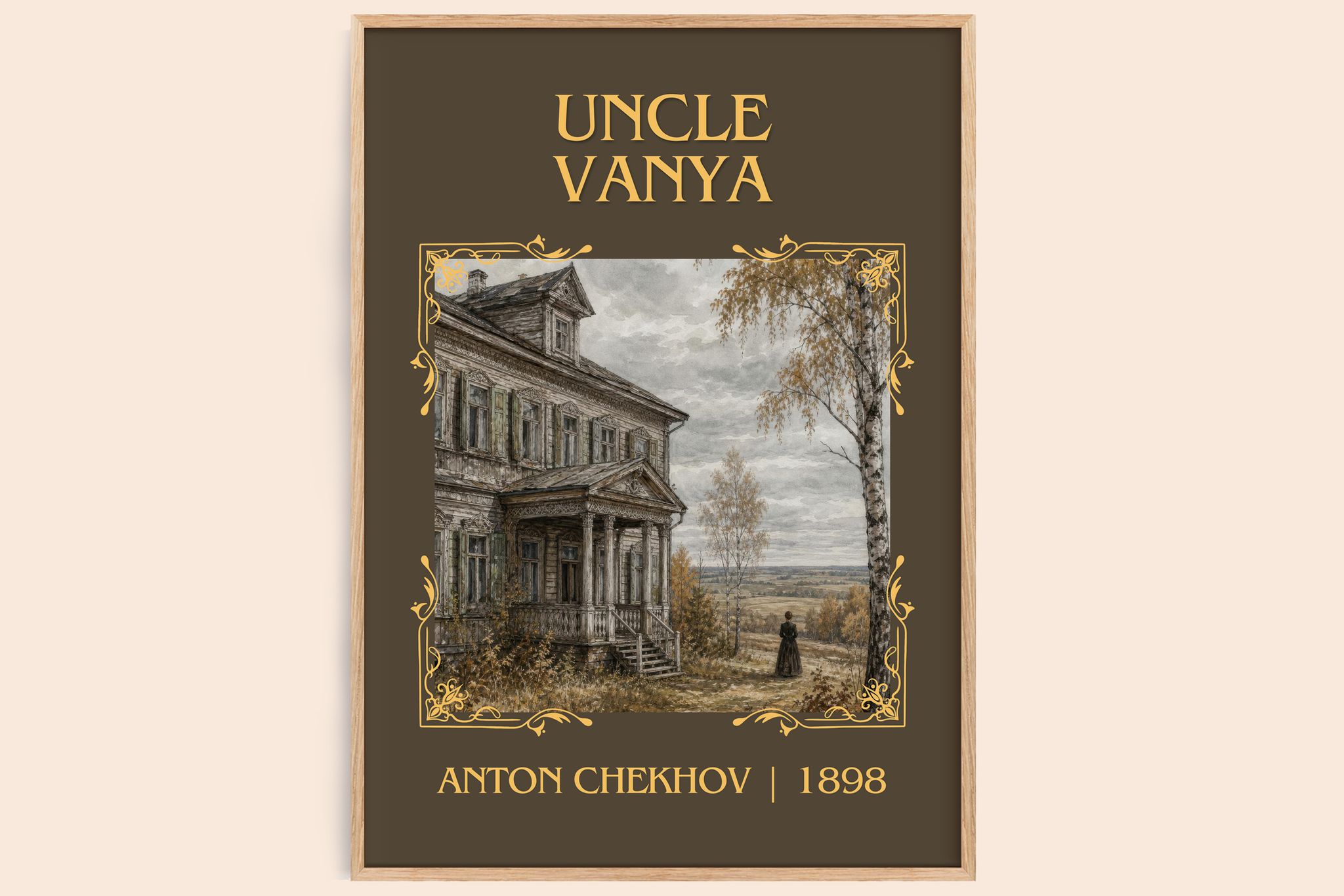 Uncle Vanya Classic Book Art Print by Anton Chekhov