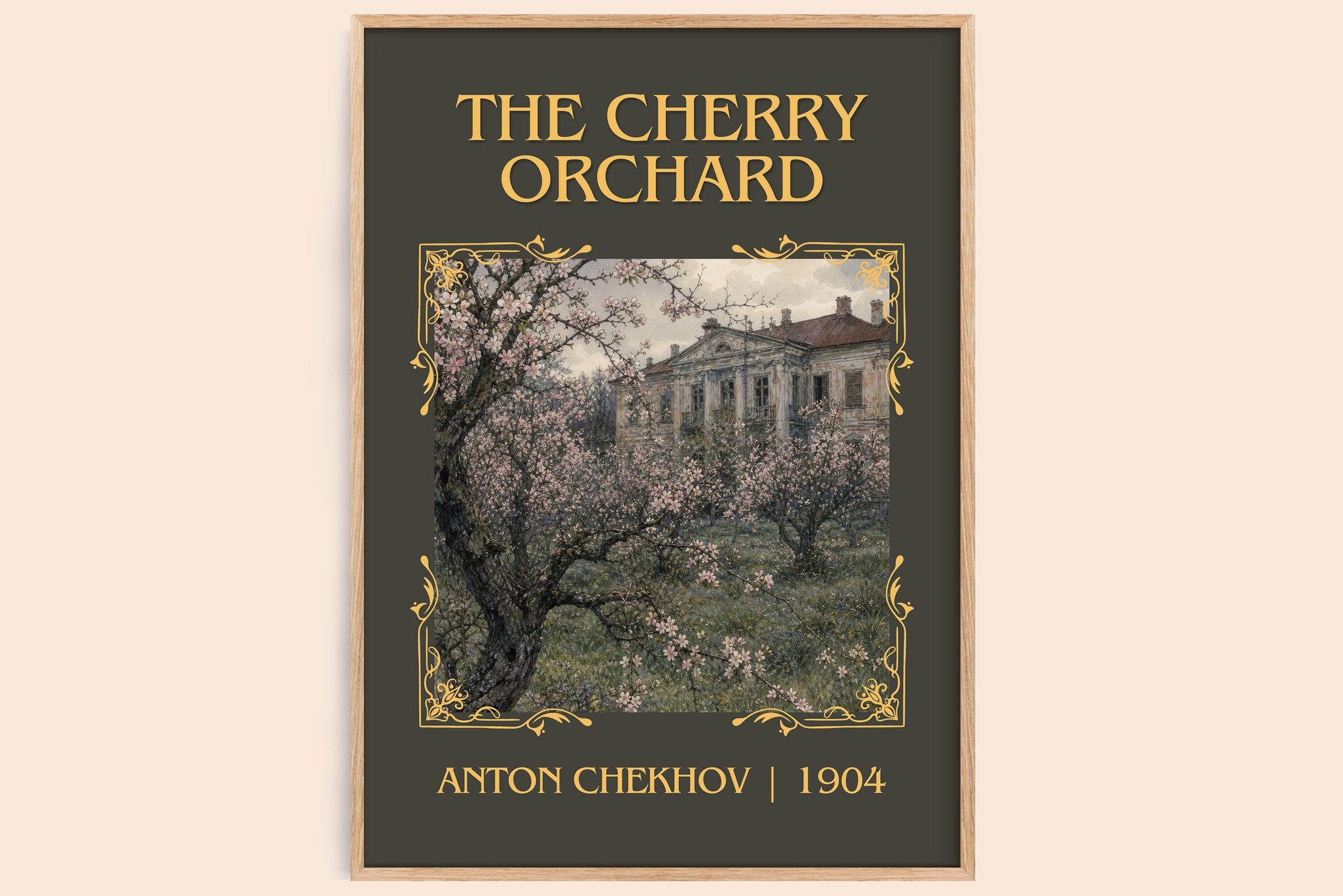 The Cherry Orchard Classic Book Art Print by Anton Chekhov