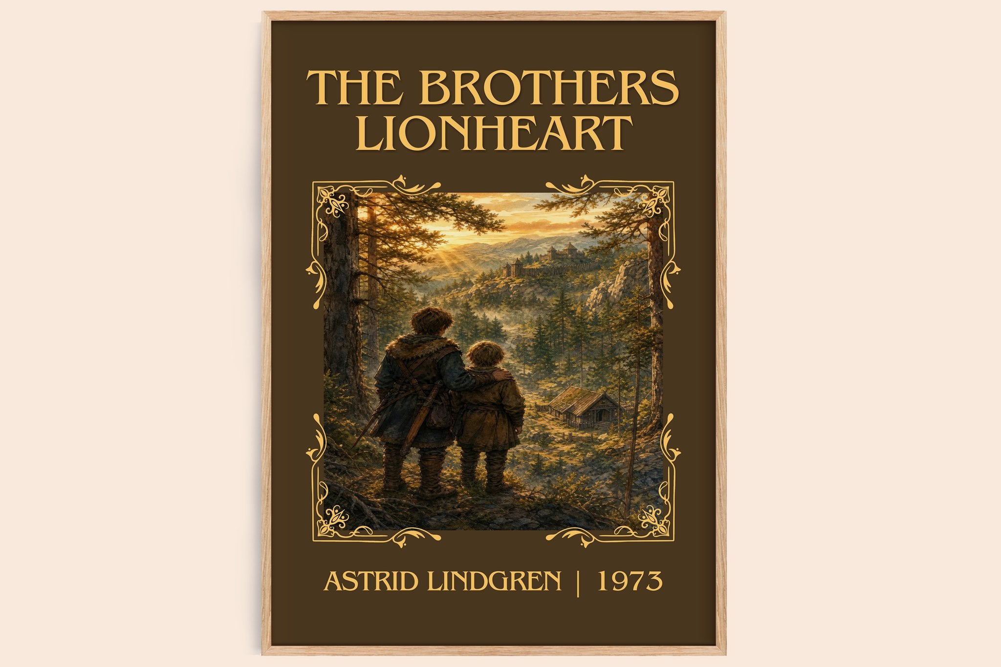 The Brothers Lionheart Classic Book Art Print by Astrid Lindgren