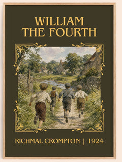 William the Fourth Classic Book Art Print by Richmal Crompton – book poster