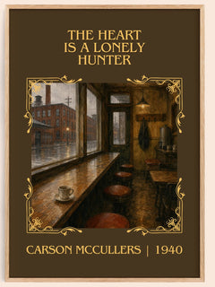 Heart Is a Lonely Hunter Classic Book Art Print by Carson McCullers – book poster