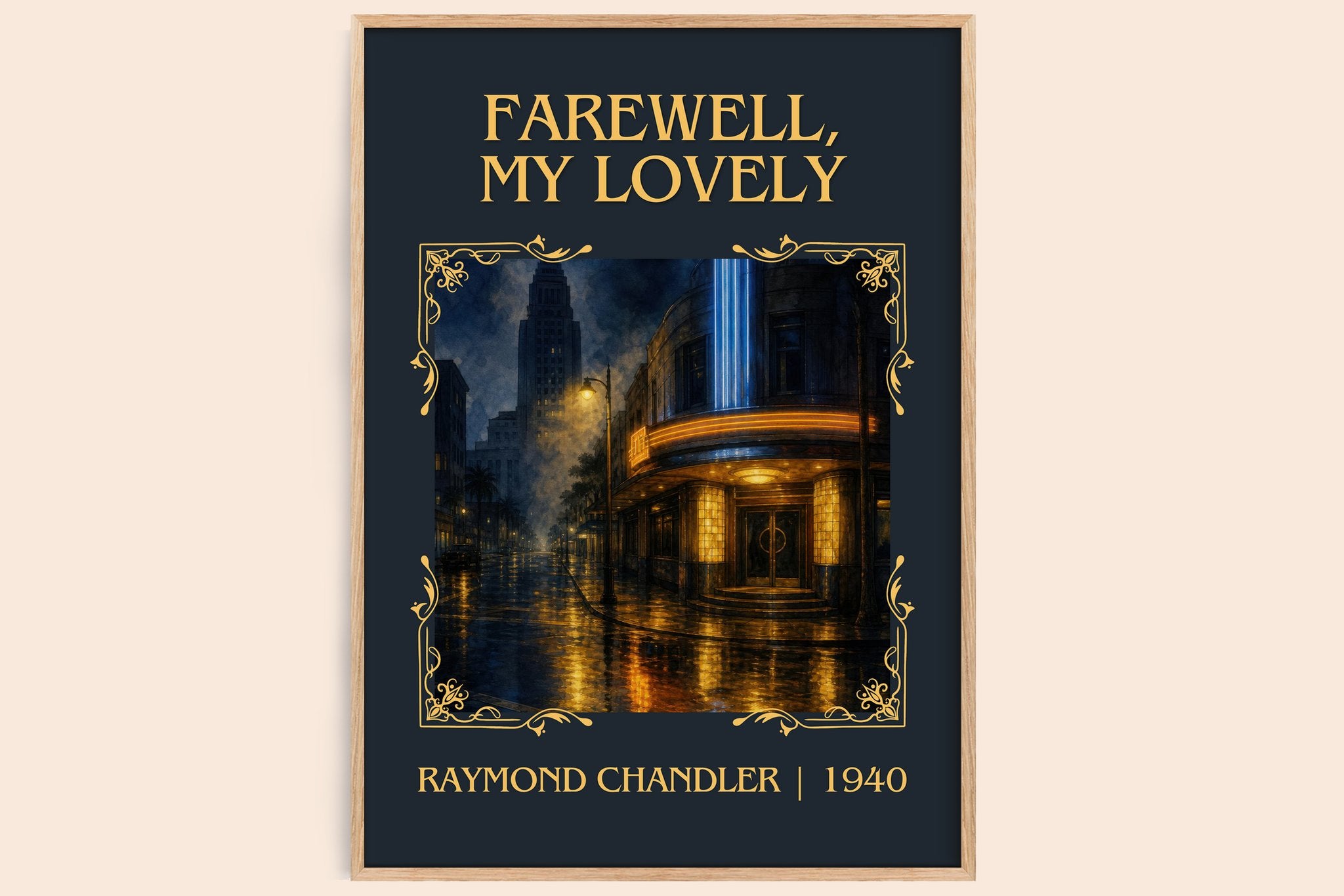 Farewell, My Lovely Classic Book Art Print by Raymond Chandler