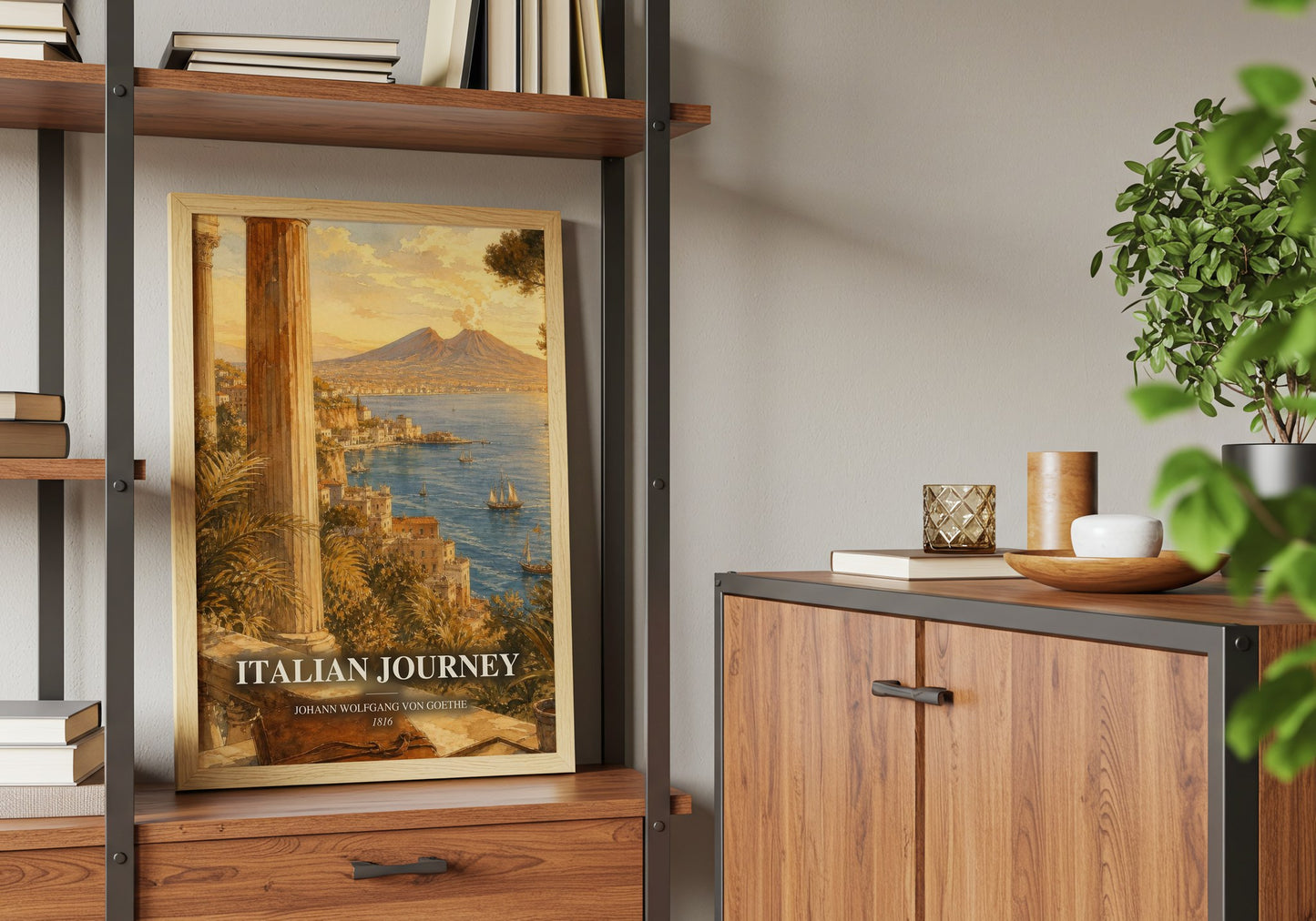 Italian Journey book watercolour illustration paper finish options – matte satin gloss