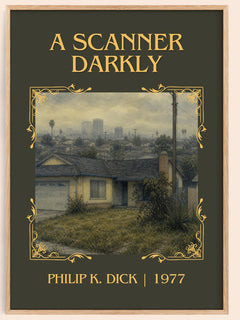 A Scanner Darkly Classic Book Art Print by Philip K. Dick – book poster