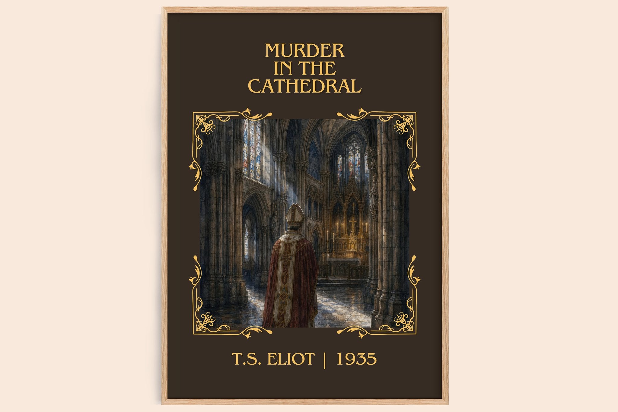Murder in the Cathedral Classic Book Art Print by T.S. Eliot