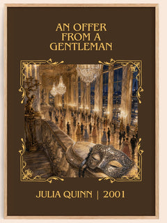 An Offer From a Gentleman Classic Book Art Print by Julia Quinn – book poster