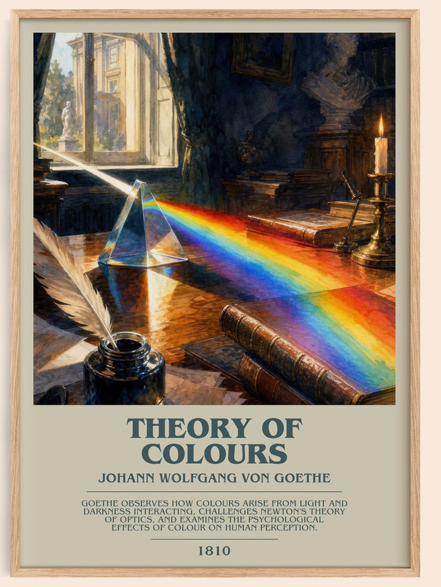 Theory Of Colours Bookish Wall Art by Johann Wolfgang Von Goethe