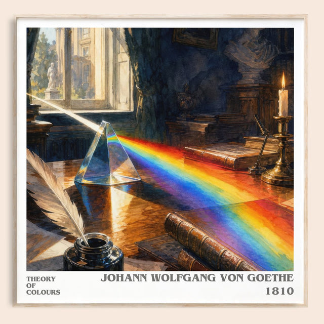 Theory Of Colours Literary Art Print by Johann Wolfgang Von Goethe