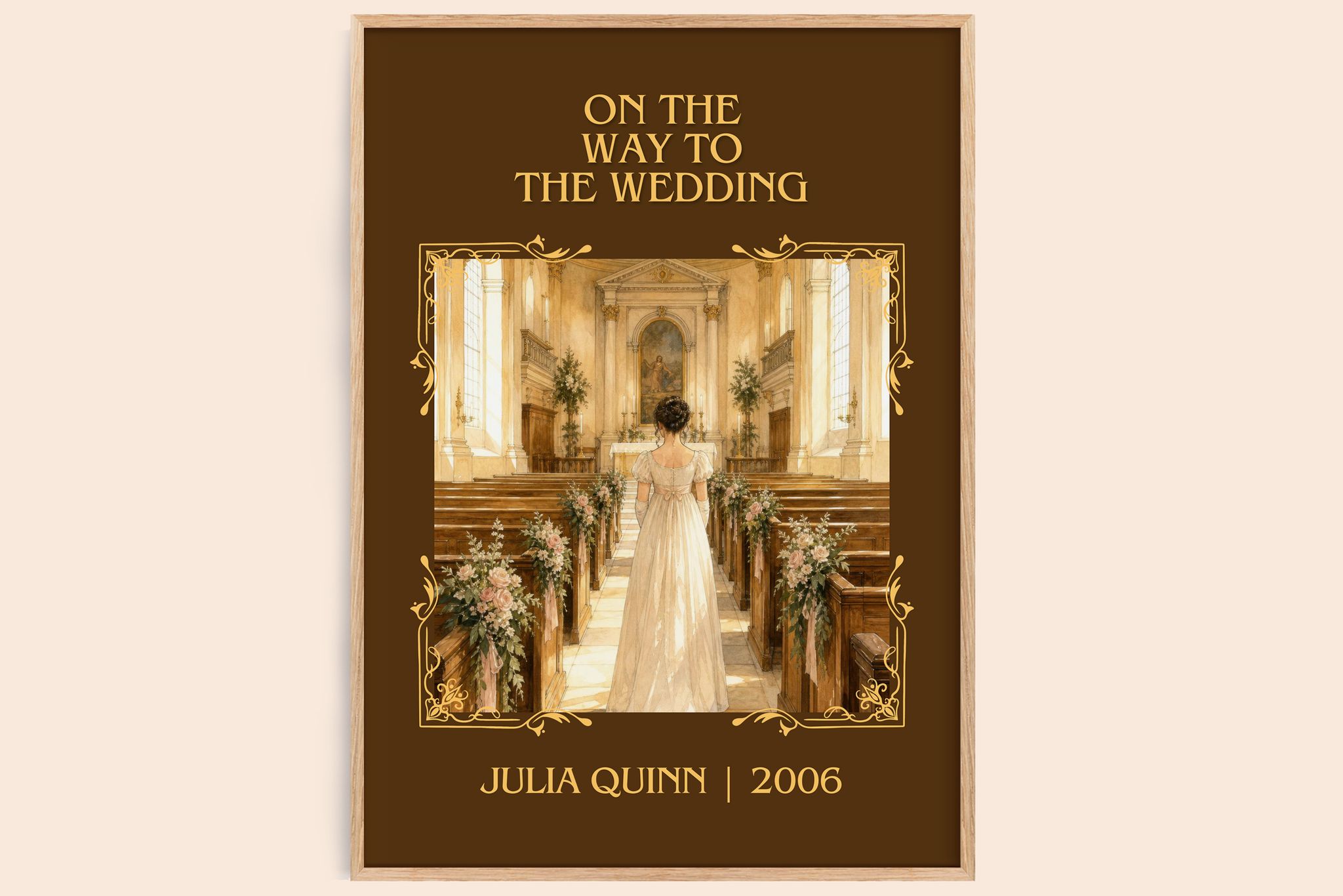 On the Way to the Wedding Classic Book Art Print by Julia Quinn