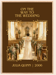 On the Way to the Wedding Classic Book Art Print by Julia Quinn – book poster