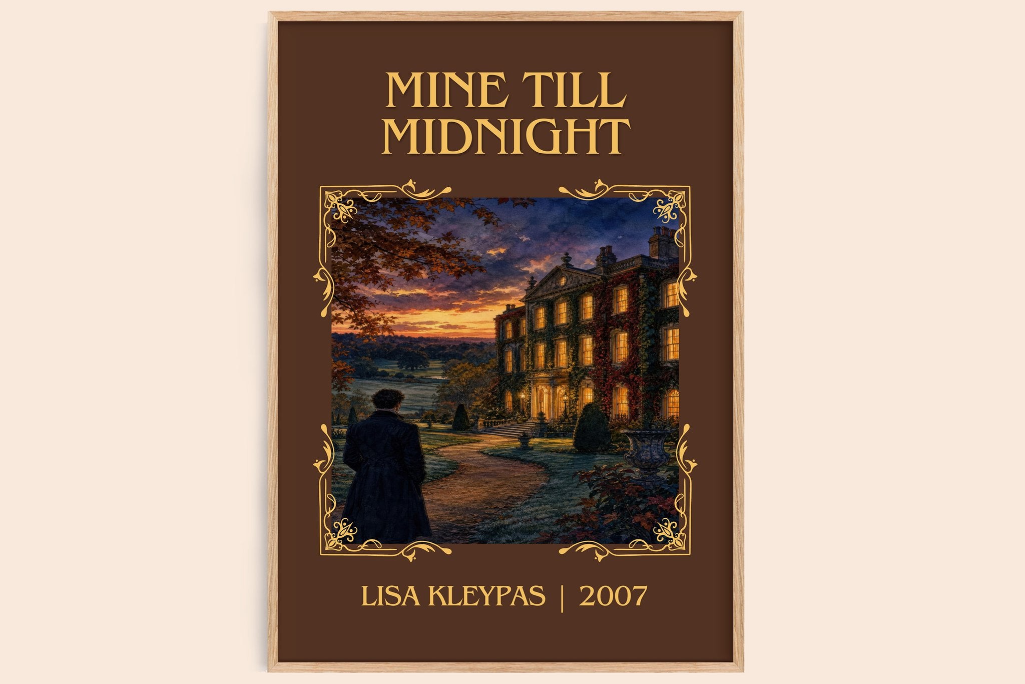 Mine Till Midnight Classic Book Art Print by Lisa Kleypas