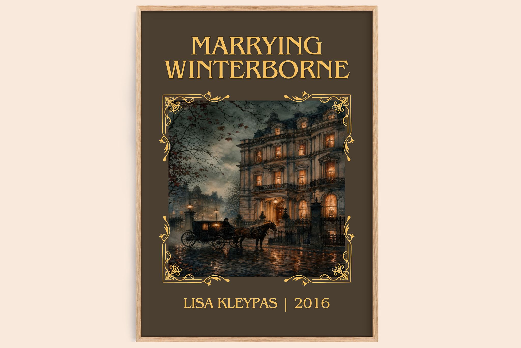 Marrying Winterborne Classic Book Art Print by Lisa Kleypas