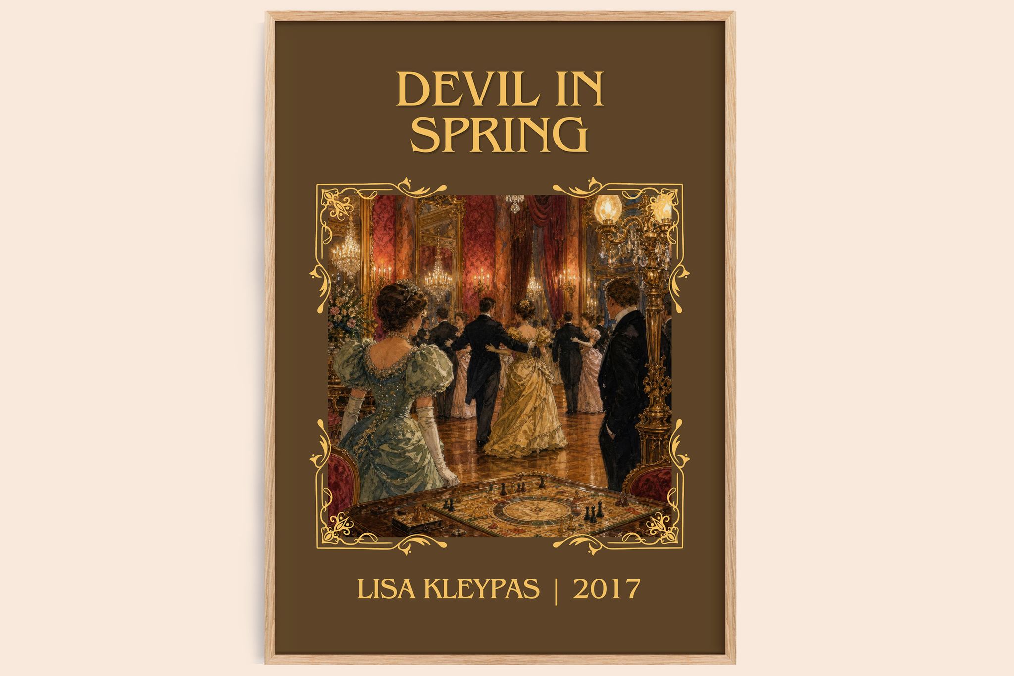 Devil in Spring Classic Book Art Print by Lisa Kleypas