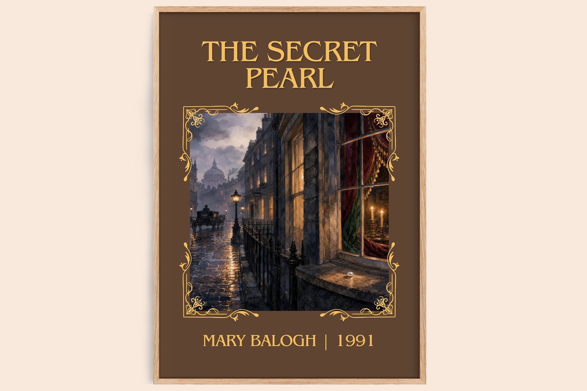 The Secret Pearl Classic Book Art Print by Mary Balogh