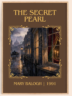 The Secret Pearl Classic Book Art Print by Mary Balogh – book poster