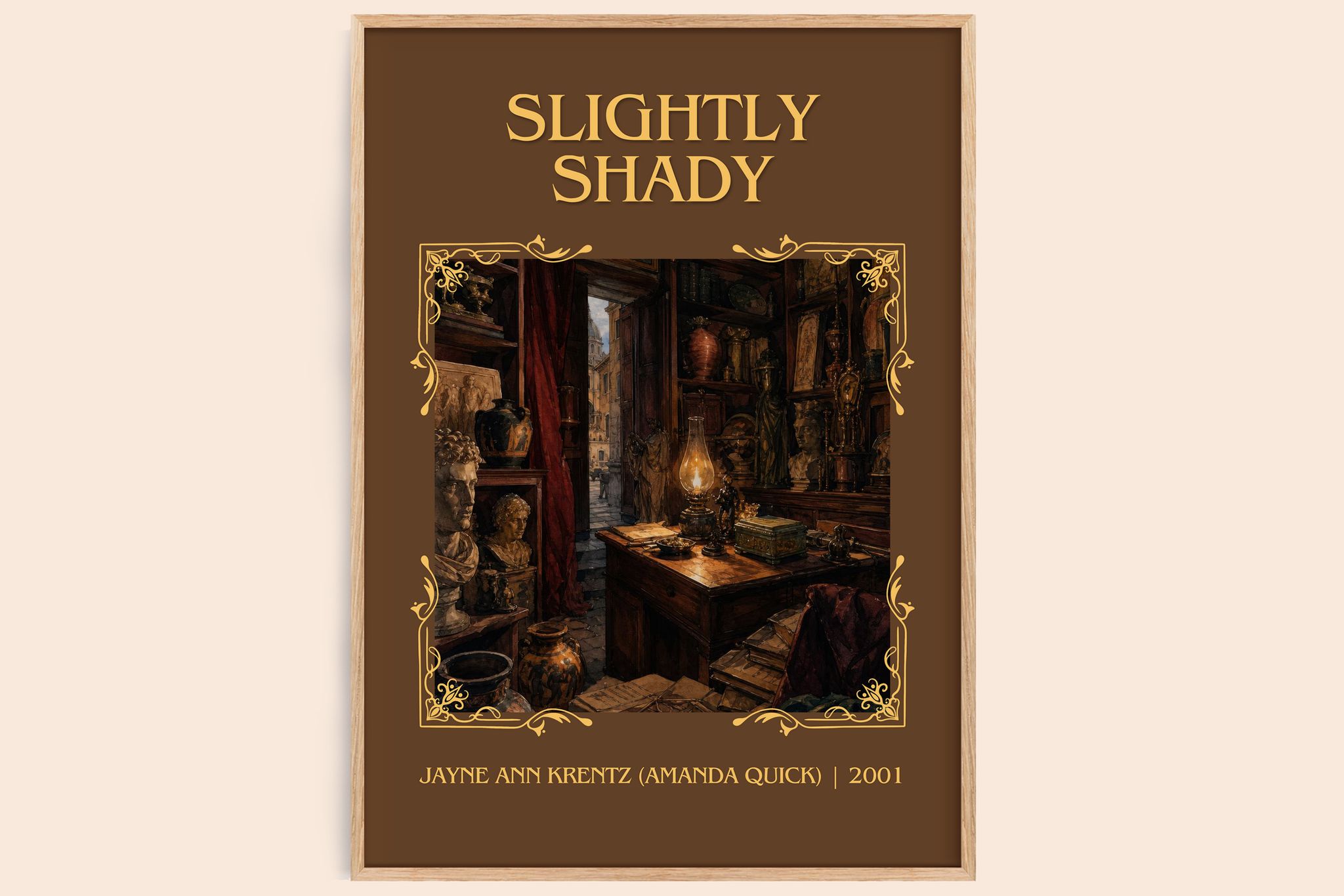 Slightly Shady Classic Book Art Print by J. Quick)