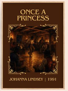 Once a Princess Classic Book Art Print by Johanna Lindsey – book poster