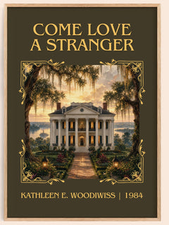 Come Love a Stranger Classic Book Art Print by Kathleen E. Woodiwiss – book poster
