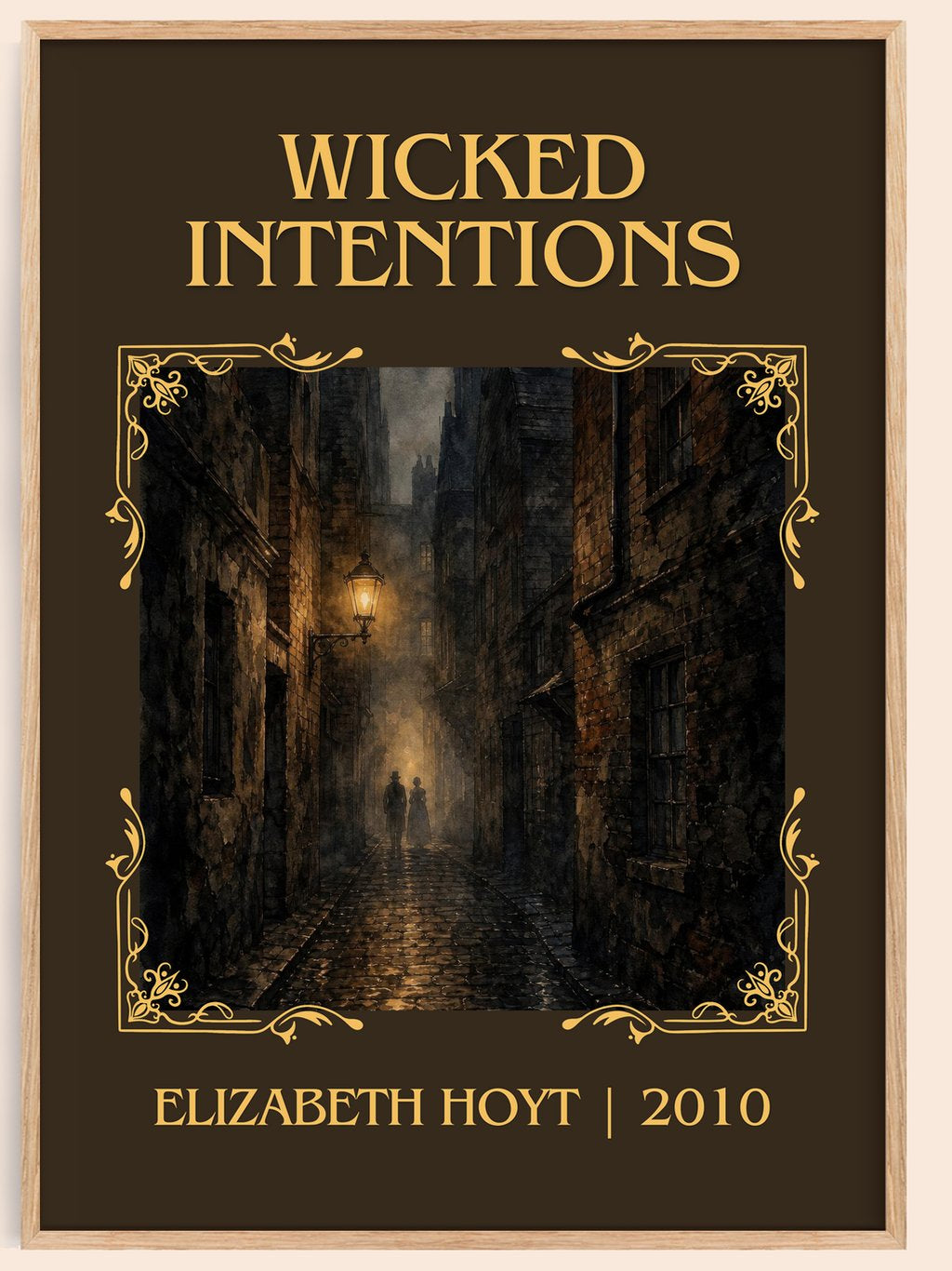 Wicked Intentions Classic Book Art Print by Elizabeth Hoyt – book poster