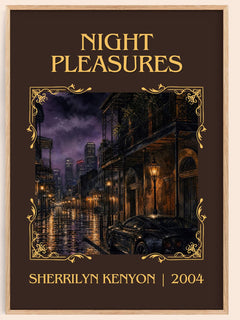 Night Pleasures Classic Book Art Print by Sherrilyn Kenyon – book poster