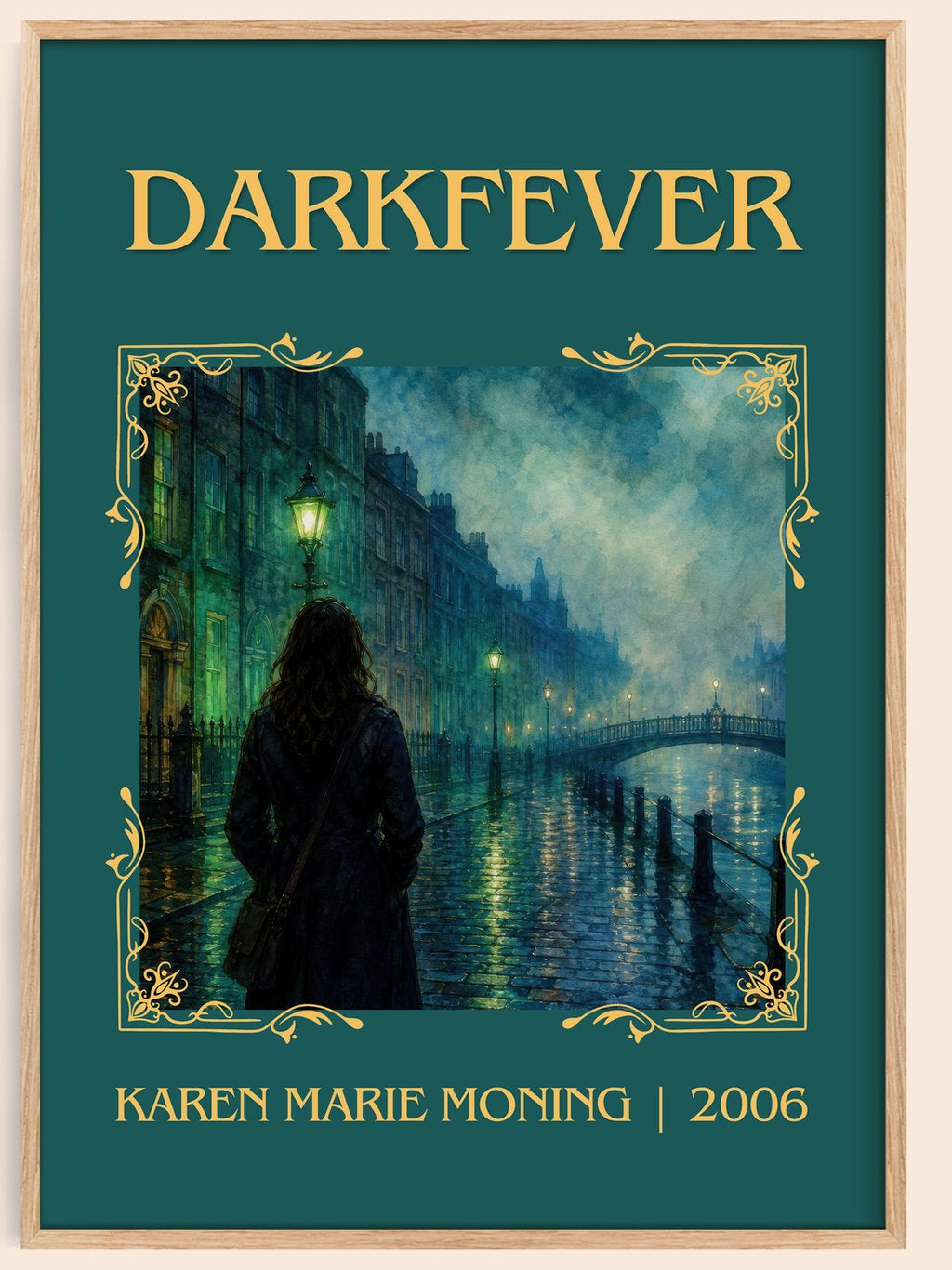 Darkfever Classic Book Art Print by Karen Marie Moning – book poster