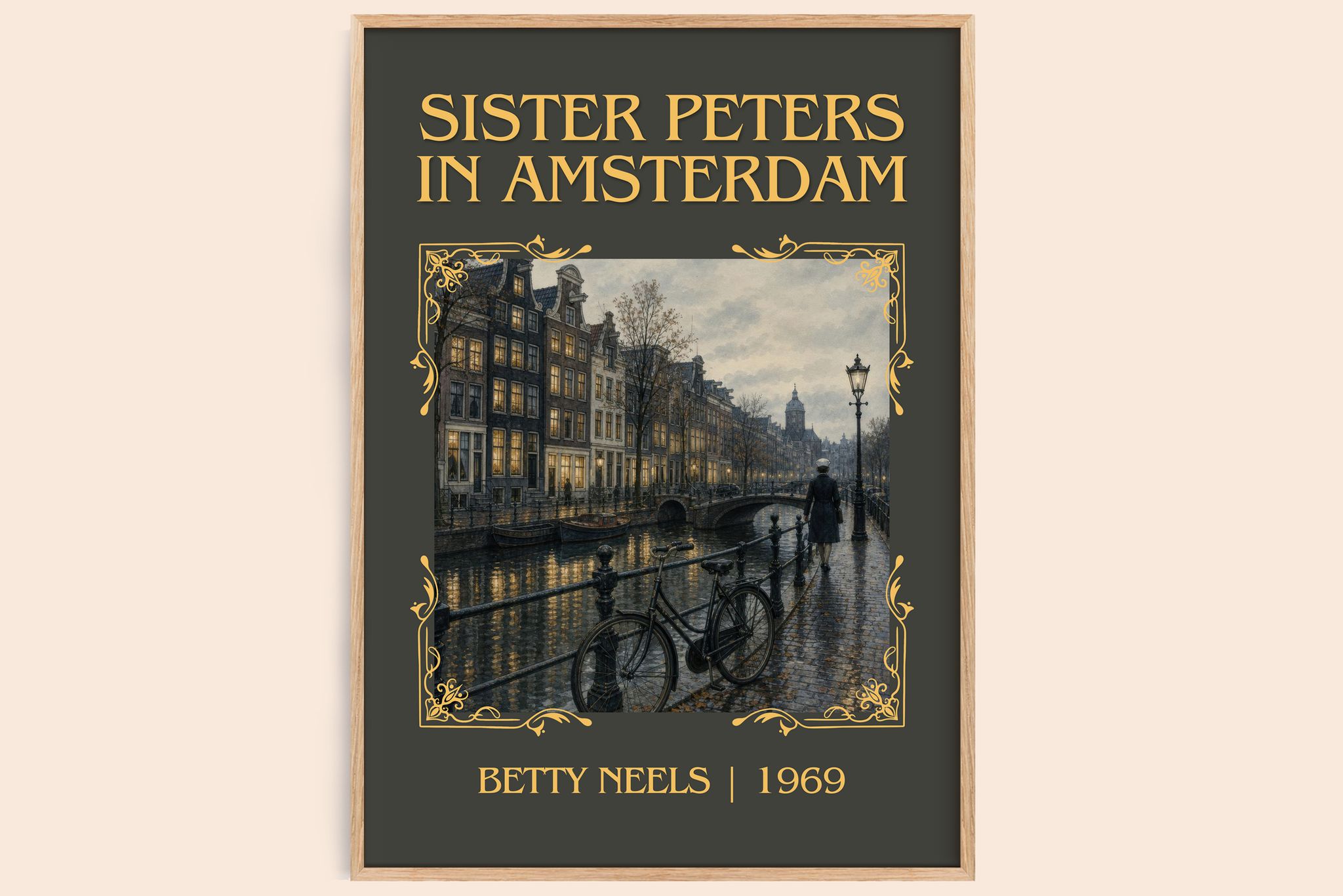 Sister Peters in Amsterdam Classic Book Art Print by Betty Neels