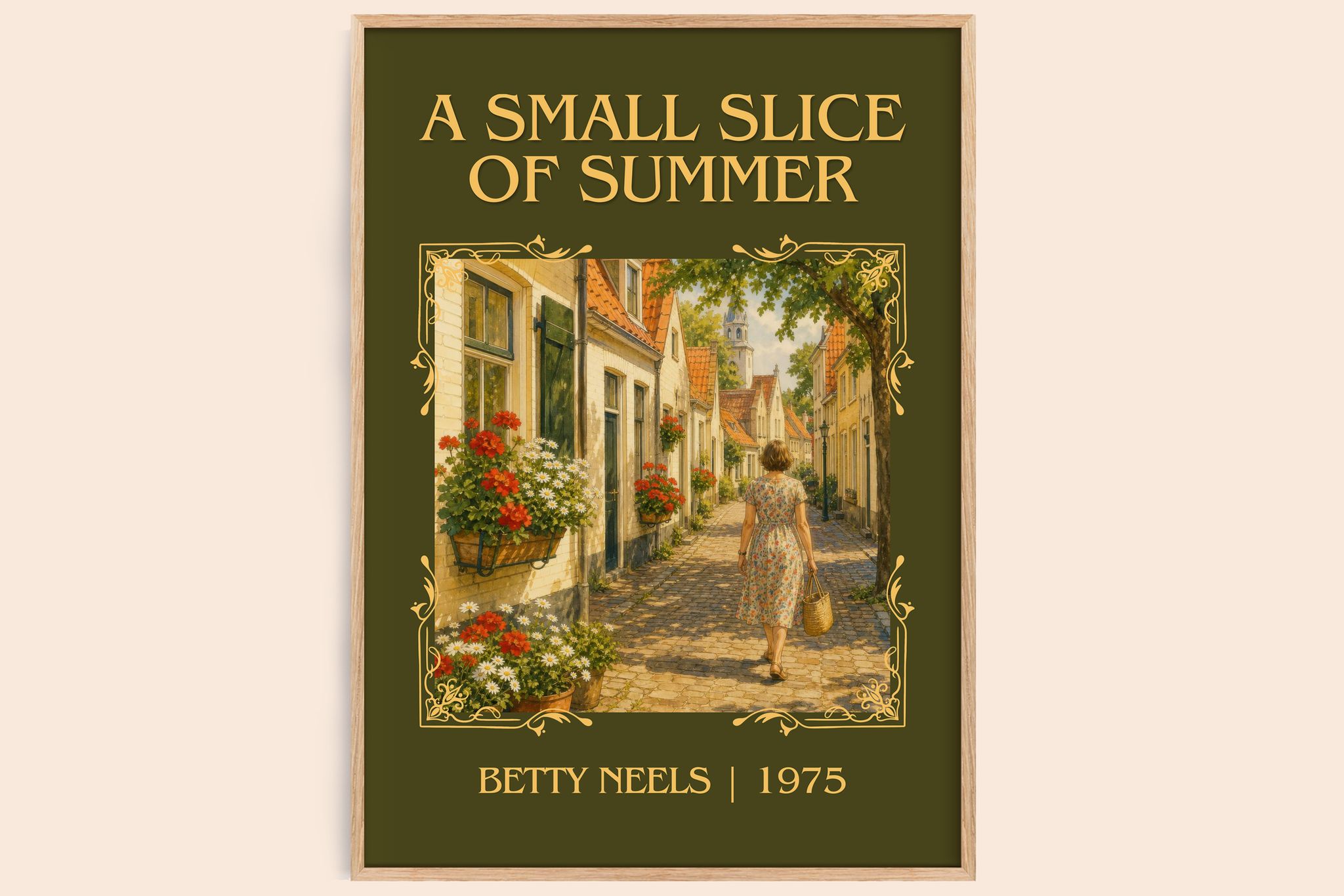 A Small Slice of Summer Classic Book Art Print by Betty Neels