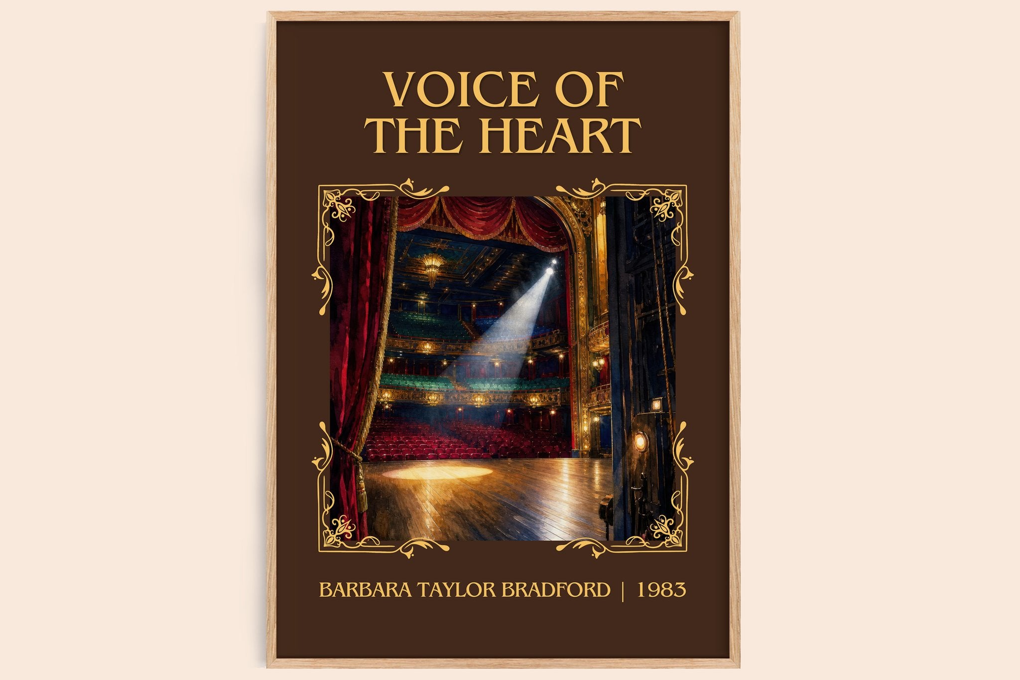 Voice of the Heart Classic Book Art Print by Barbara Taylor Bradford