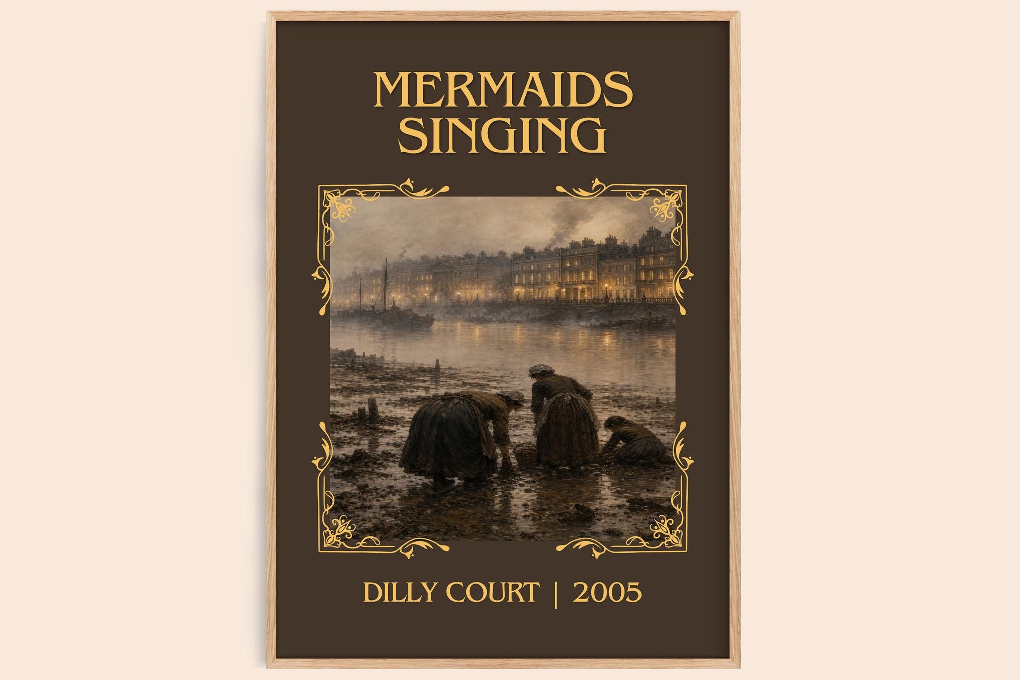 Mermaids Singing Classic Book Art Print by Dilly Court