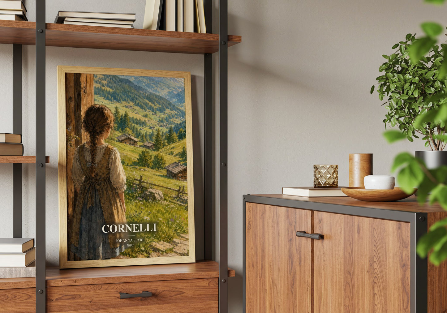 Cornelli book watercolour illustration paper finish options – matte satin gloss