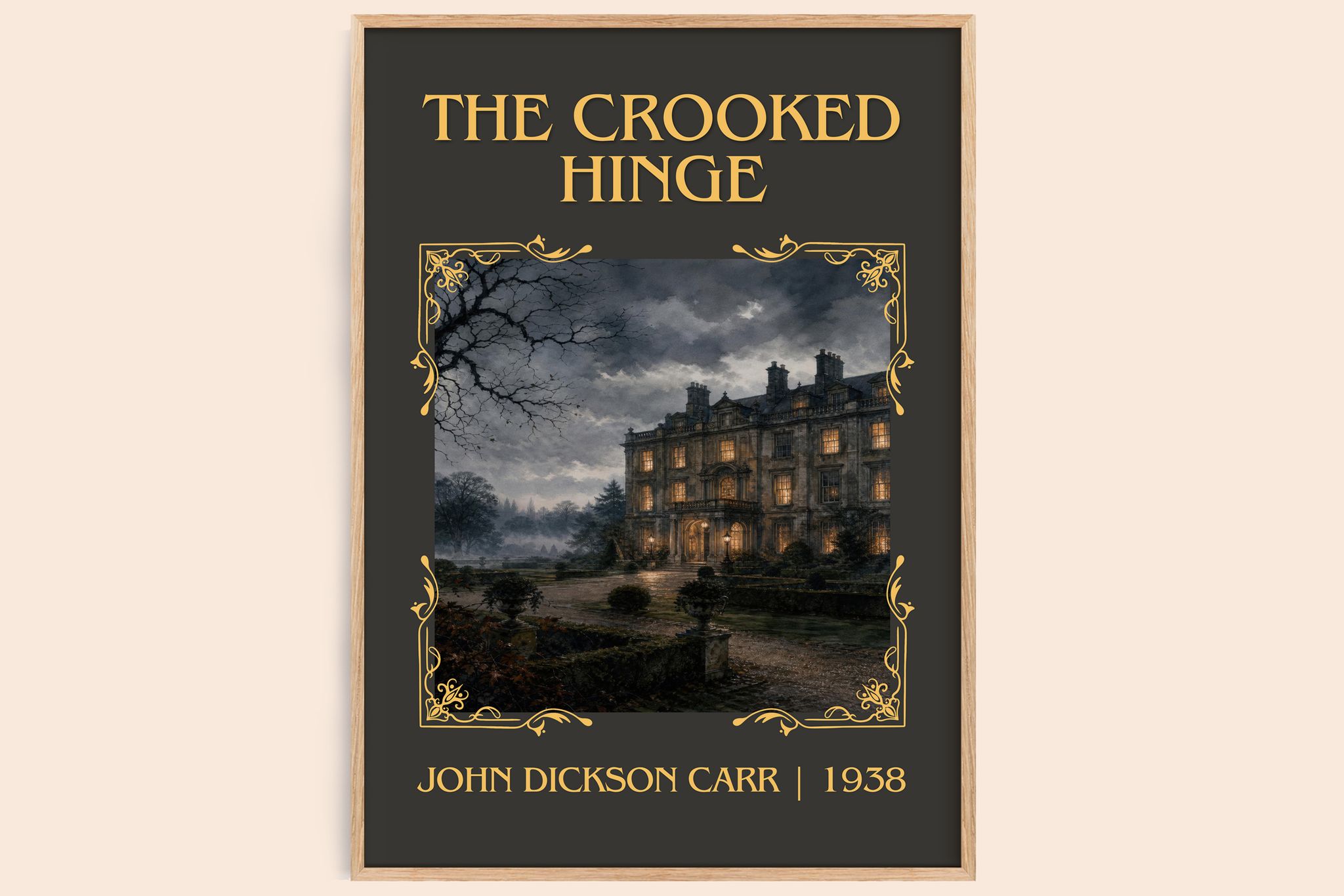 The Crooked Hinge Classic Book Art Print by John Dickson Carr