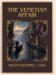 The Venetian Affair Classic Book Art Print by Helen MacInnes – book poster