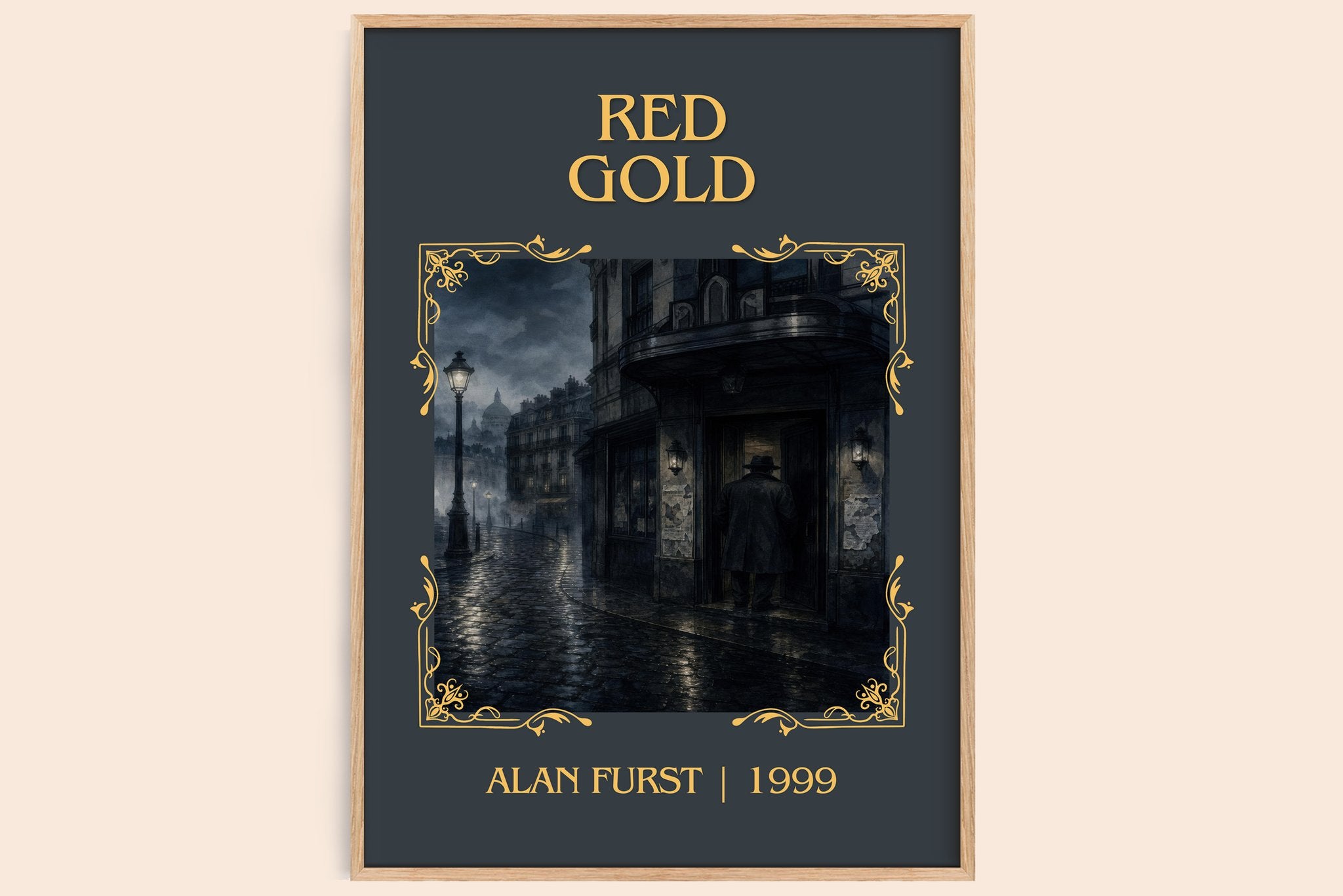 Red Gold Classic Book Art Print by Alan Furst