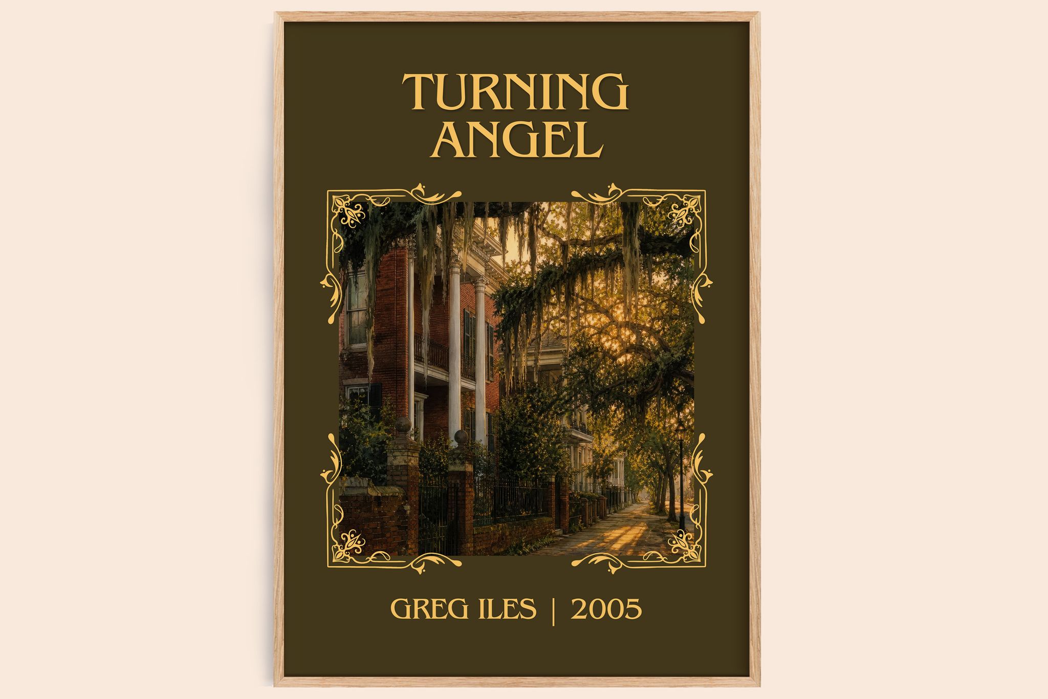 Turning Angel Classic Book Art Print by Greg Iles
