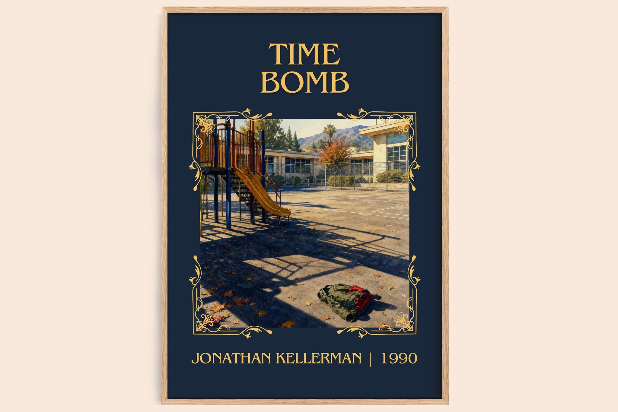 Time Bomb Classic Book Art Print by Jonathan Kellerman
