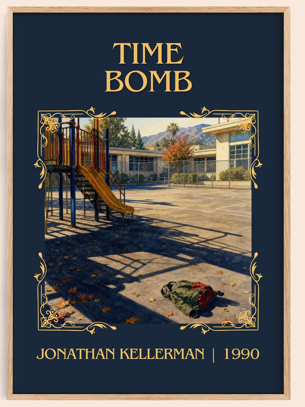 Time Bomb Classic Book Art Print by Jonathan Kellerman – book poster
