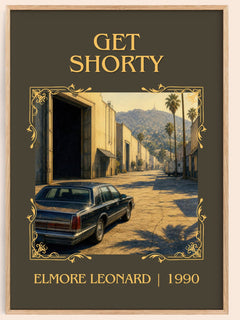 Get Shorty Classic Book Art Print by Elmore Leonard – book poster