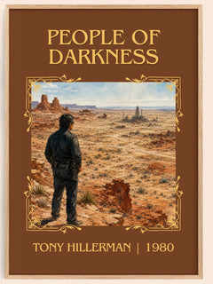People of Darkness Classic Book Art Print by Tony Hillerman – book poster