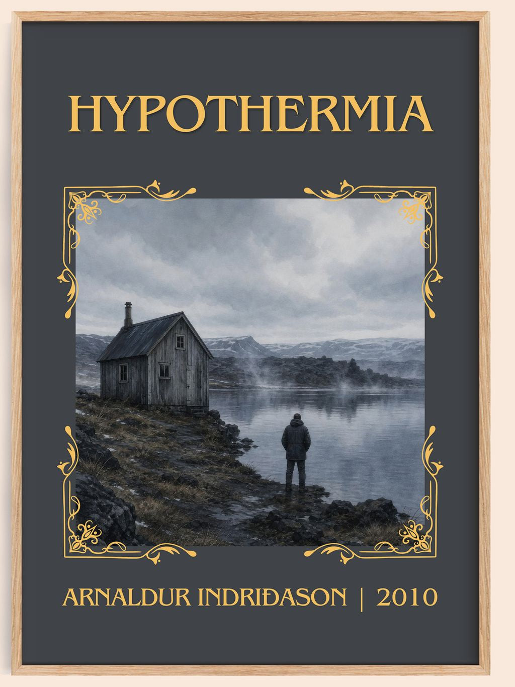 Hypothermia Classic Book Art Print by Arnaldur Indriðason – book poster