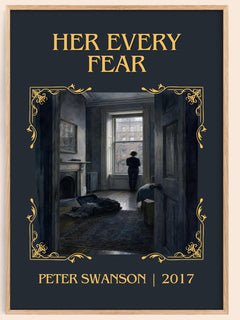 Her Every Fear Classic Book Art Print by Peter Swanson – book poster