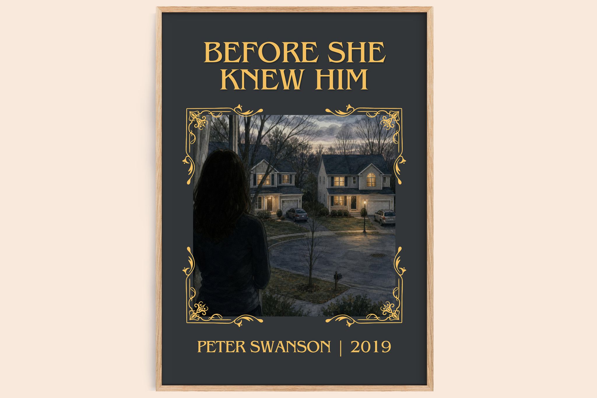 Before She Knew Him Classic Book Art Print by Peter Swanson