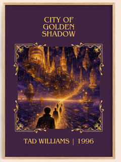 City of Golden Shadow Classic Book Art Print by Tad Williams – book poster