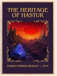 The Heritage of Hastur Classic Book Art Print by Marion Zimmer Bradley – book poster